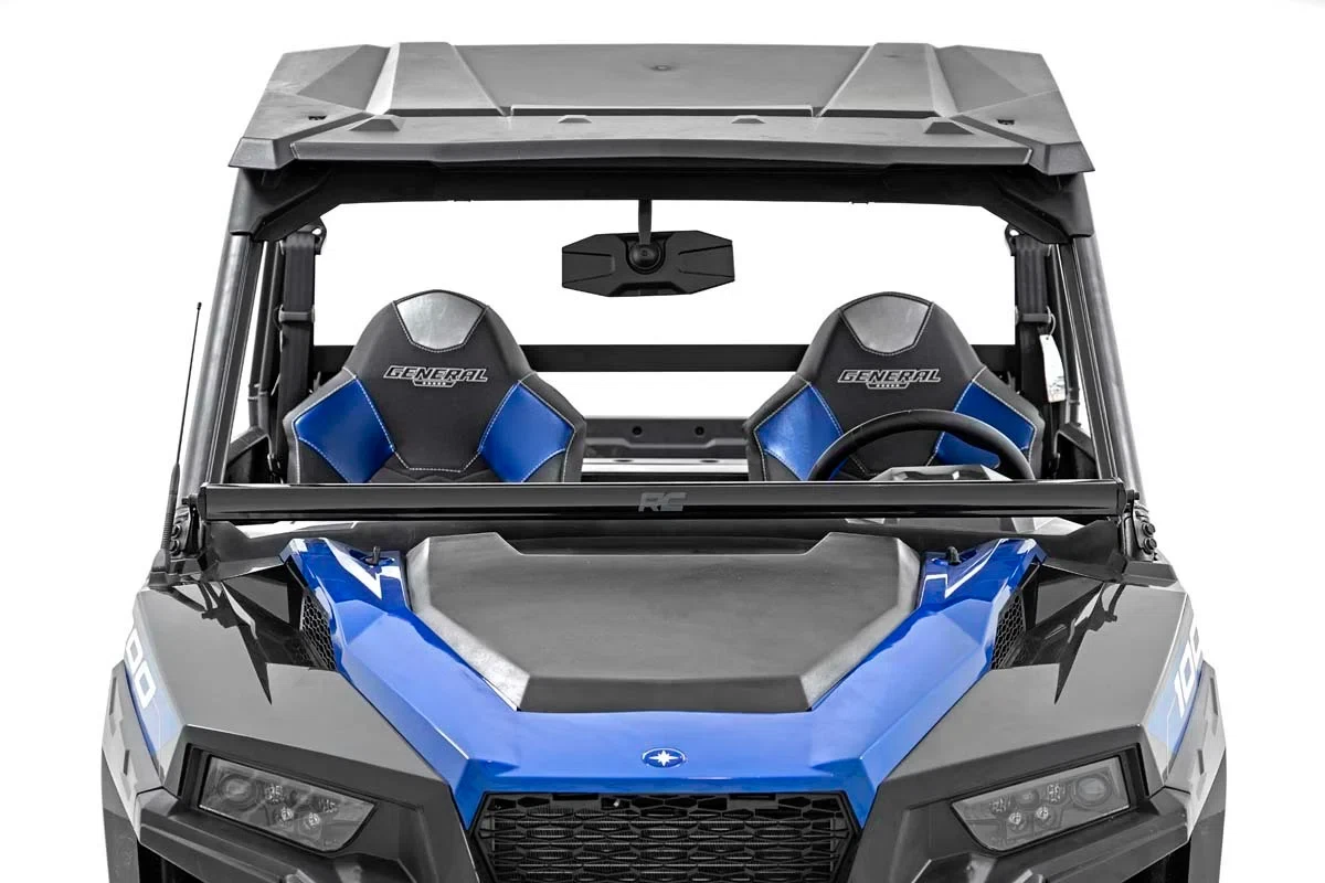 Fits Polaris General LED Light Lower Windshield 50_ Black Single Row 93034